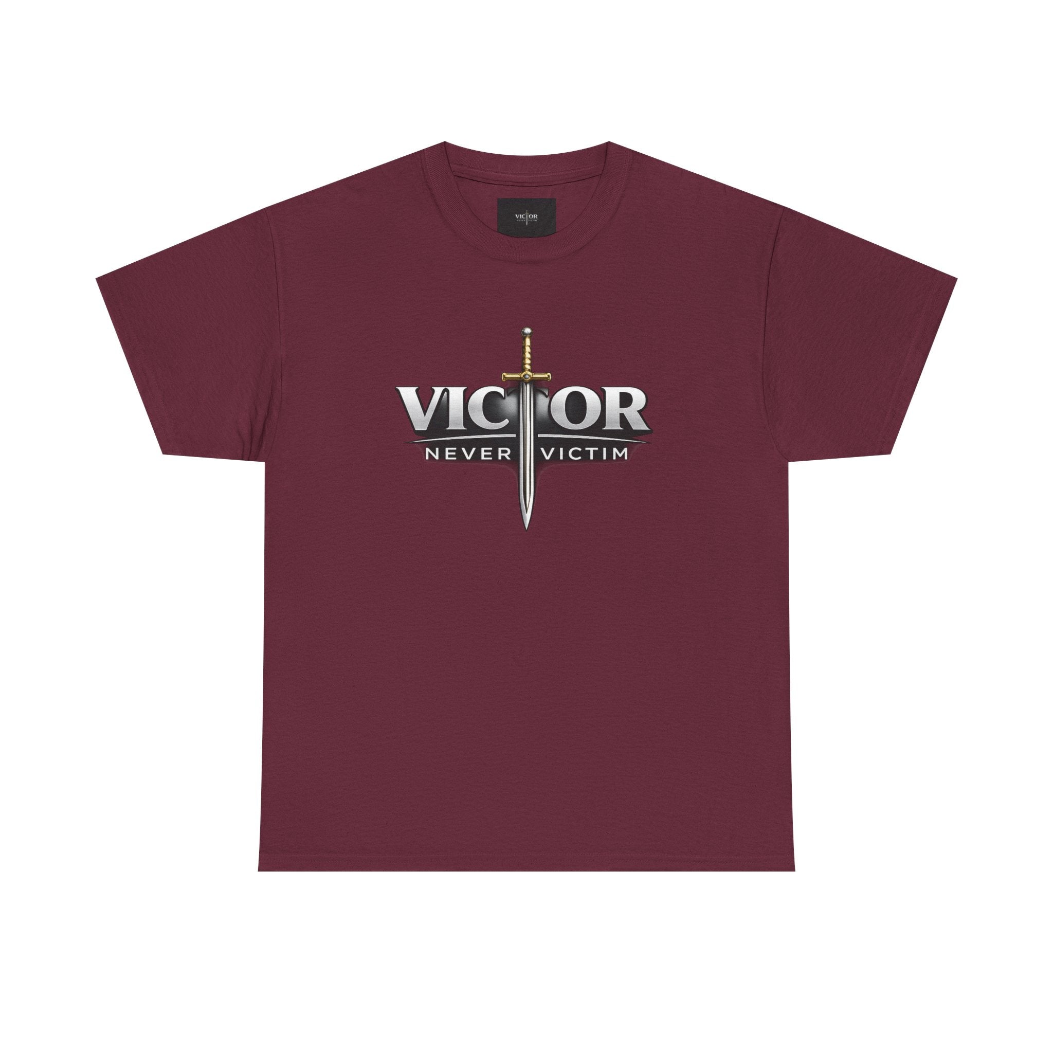 Victor Never Victim  Logo T‑Shirt — Walk in Victory!