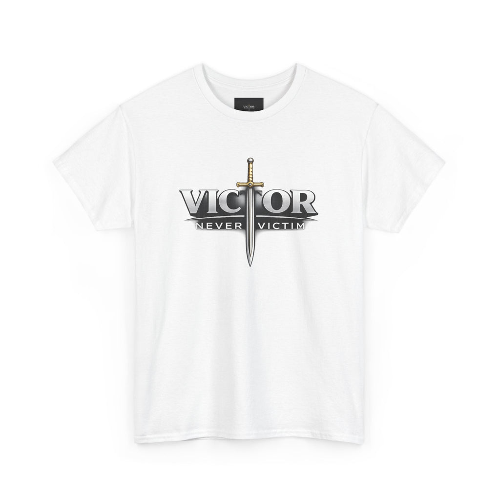 Victor Never Victim  Logo T‑Shirt — Walk in Victory!