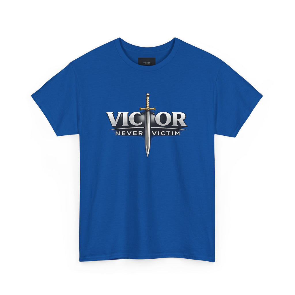 Victor Never Victim  Logo T‑Shirt — Walk in Victory!