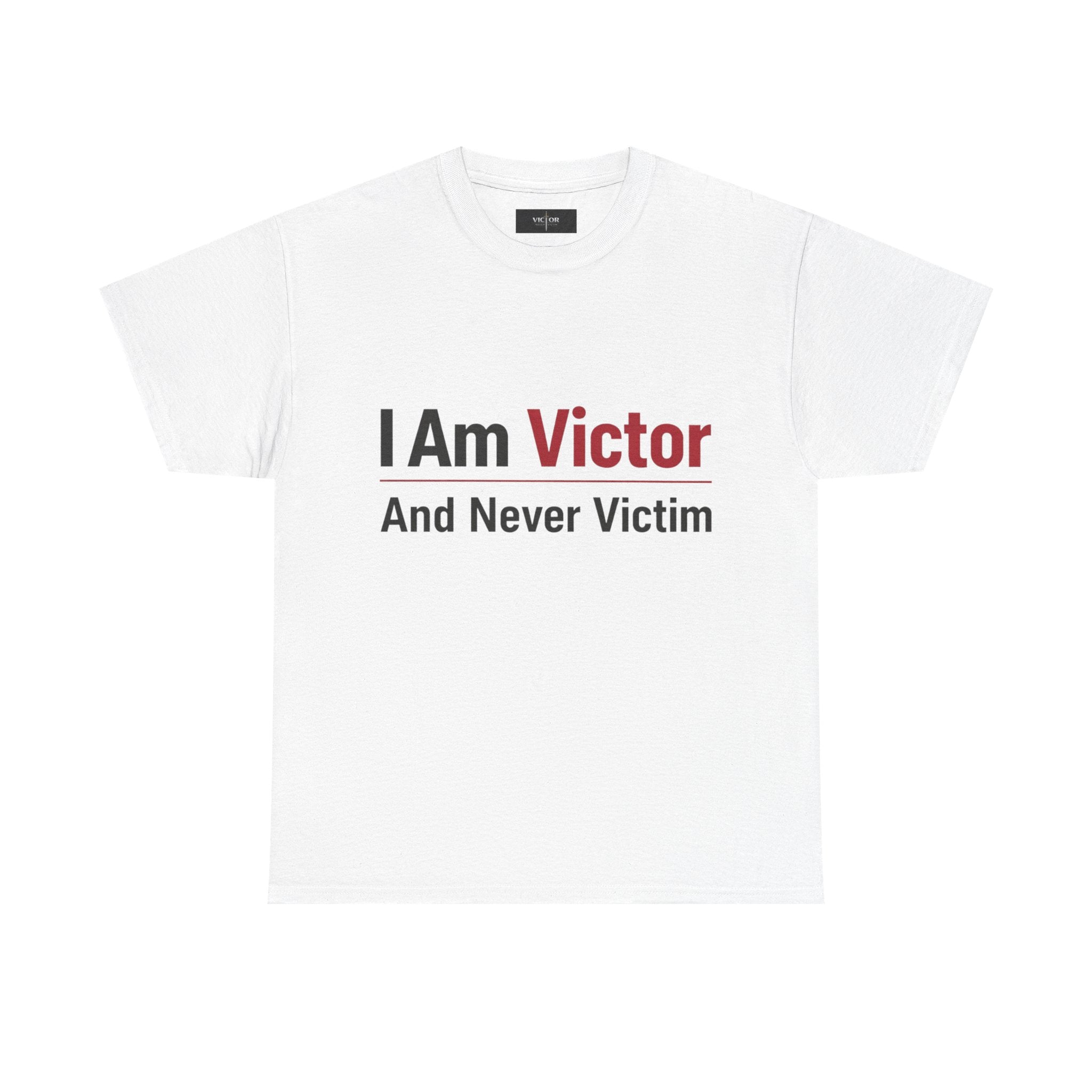 Victor Sword Logo T-Shirt | Minimal Black Graphic Tee