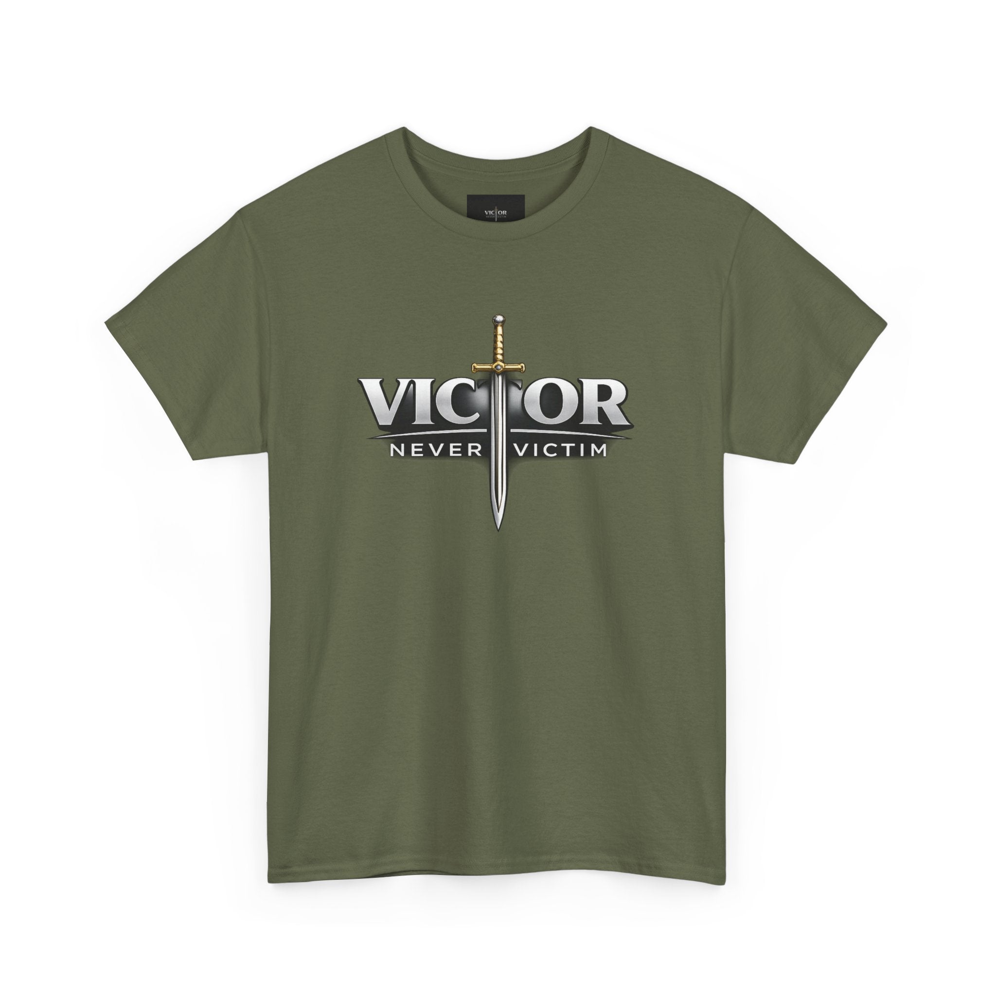 Victor Never Victim  Logo T‑Shirt — Walk in Victory!