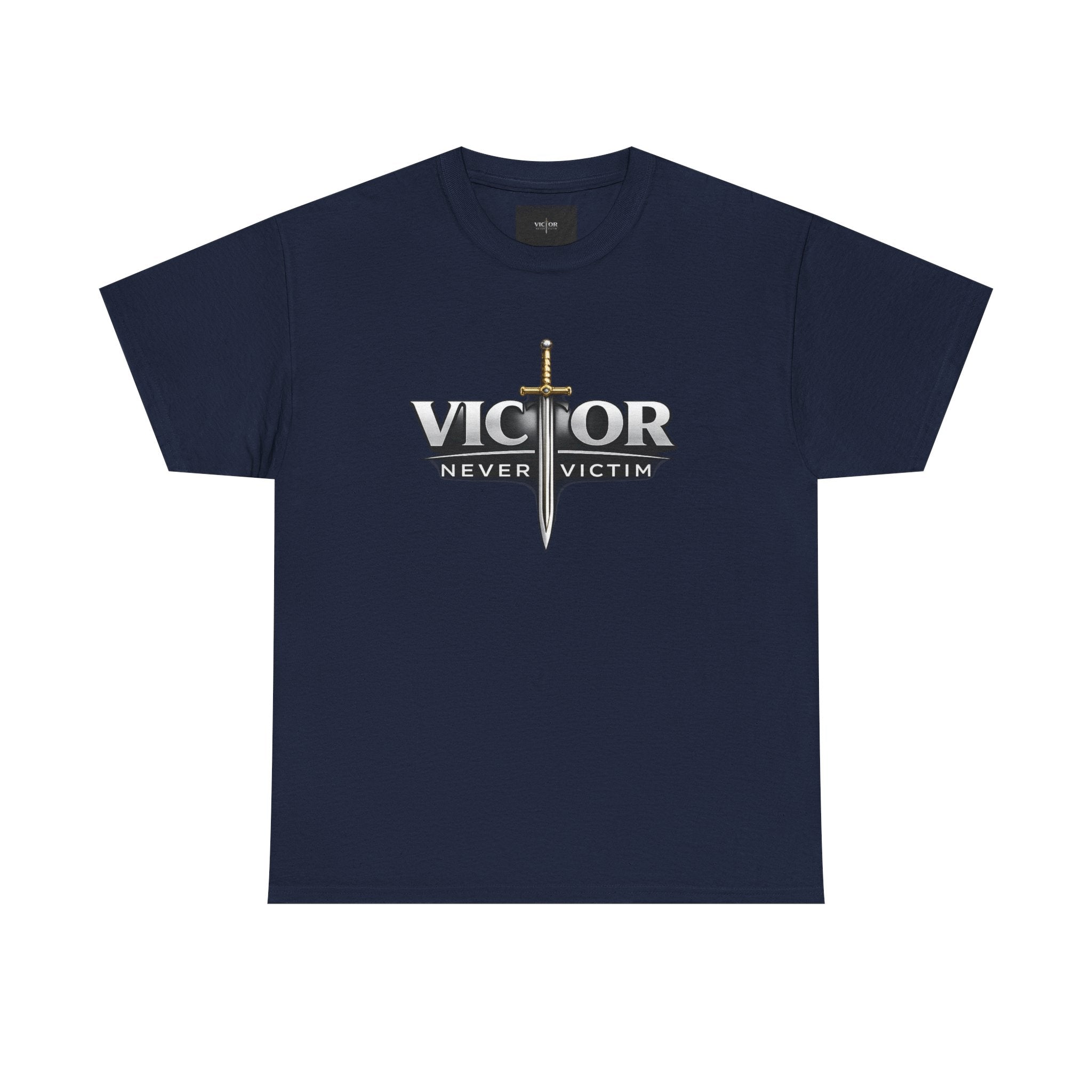 Victor Never Victim  Logo T‑Shirt — Walk in Victory!