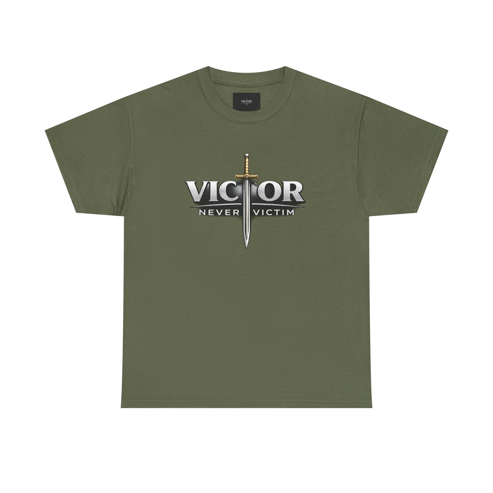 Victor Never Victim  Logo T‑Shirt — Walk in Victory!