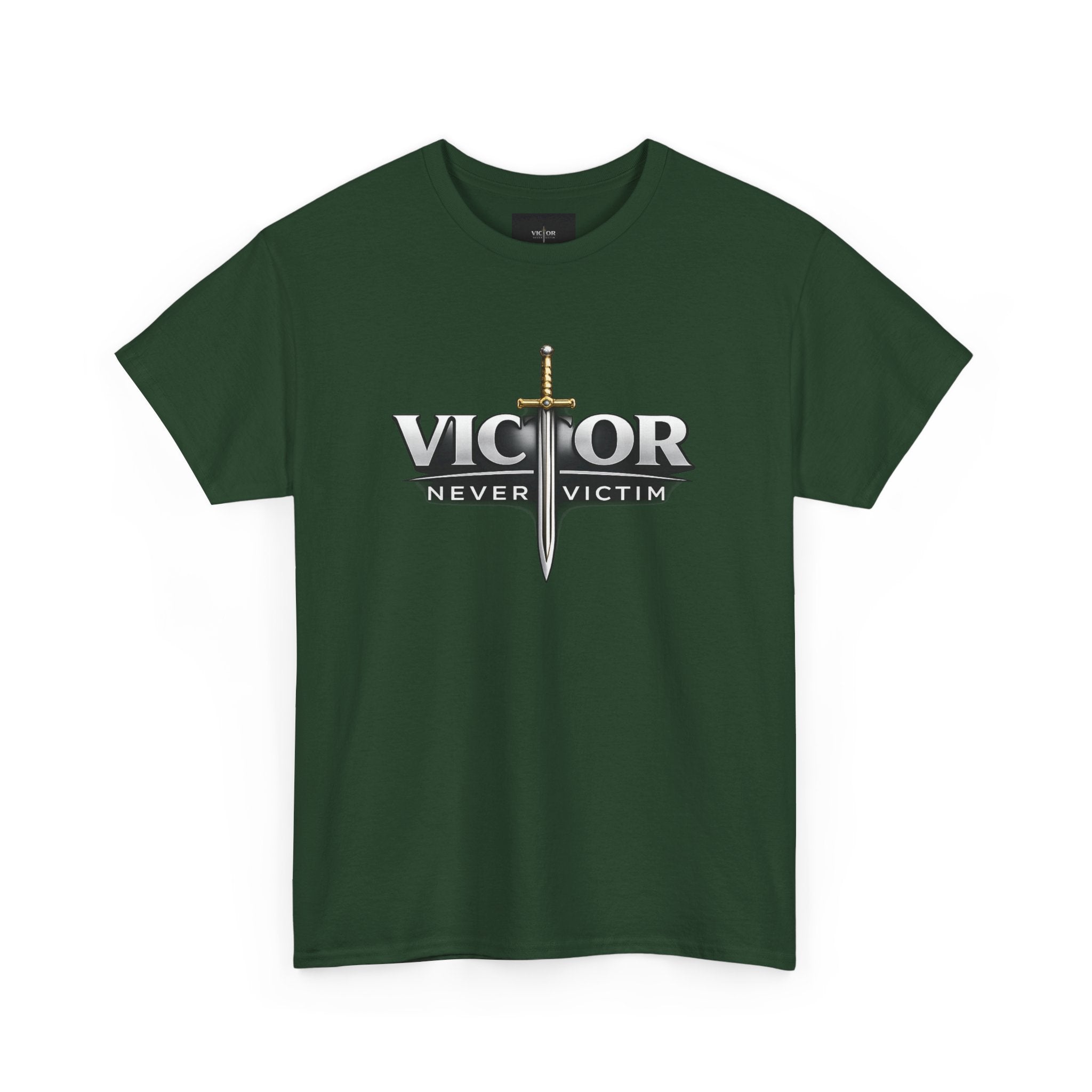 Victor Never Victim  Logo T‑Shirt — Walk in Victory!