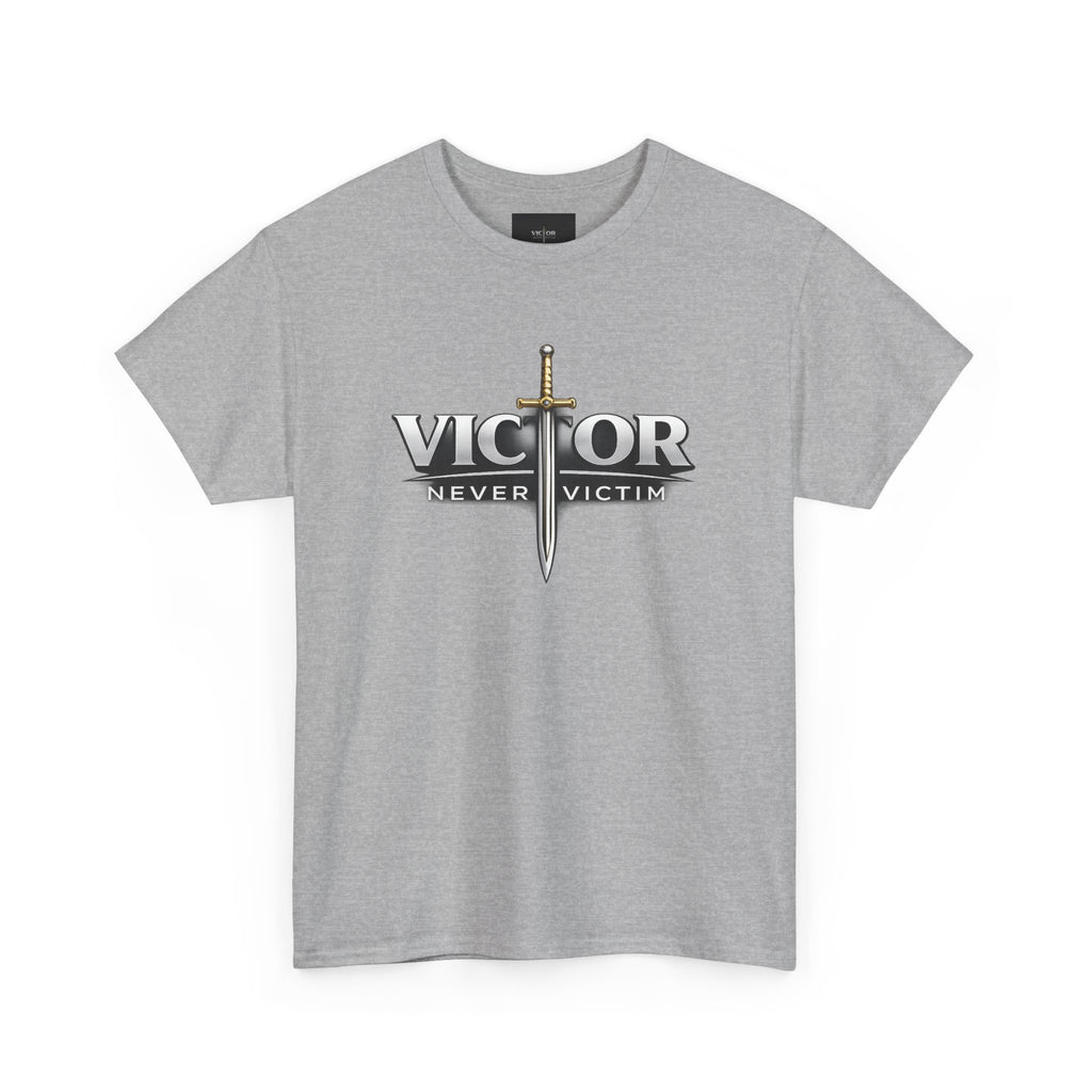 Victor Never Victim  Logo T‑Shirt — Walk in Victory!