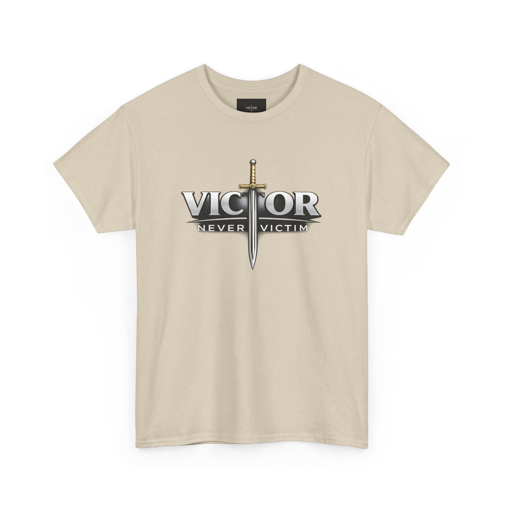 Victor Never Victim  Logo T‑Shirt — Walk in Victory!