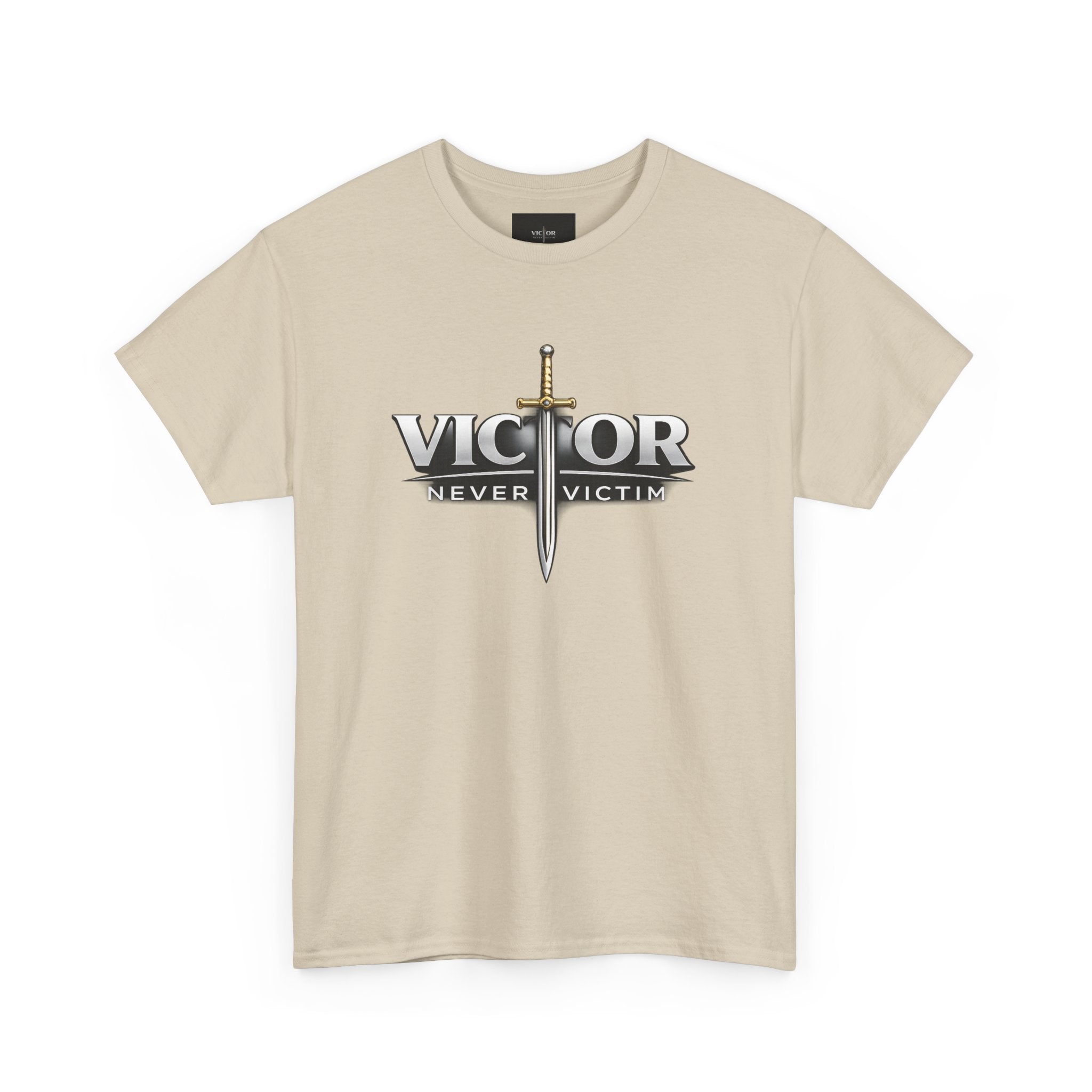 Victor Never Victim  Logo T‑Shirt — Walk in Victory!
