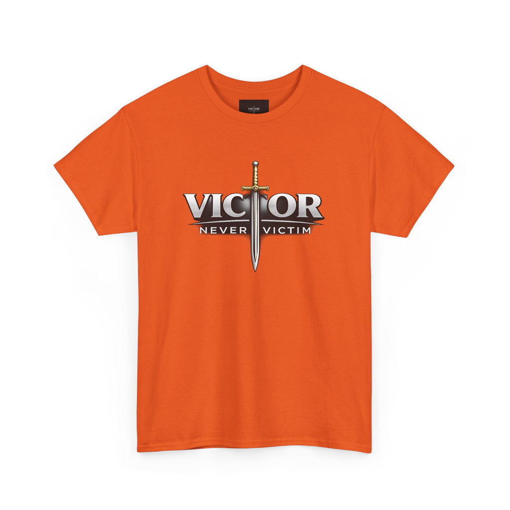Victor Never Victim  Logo T‑Shirt — Walk in Victory!