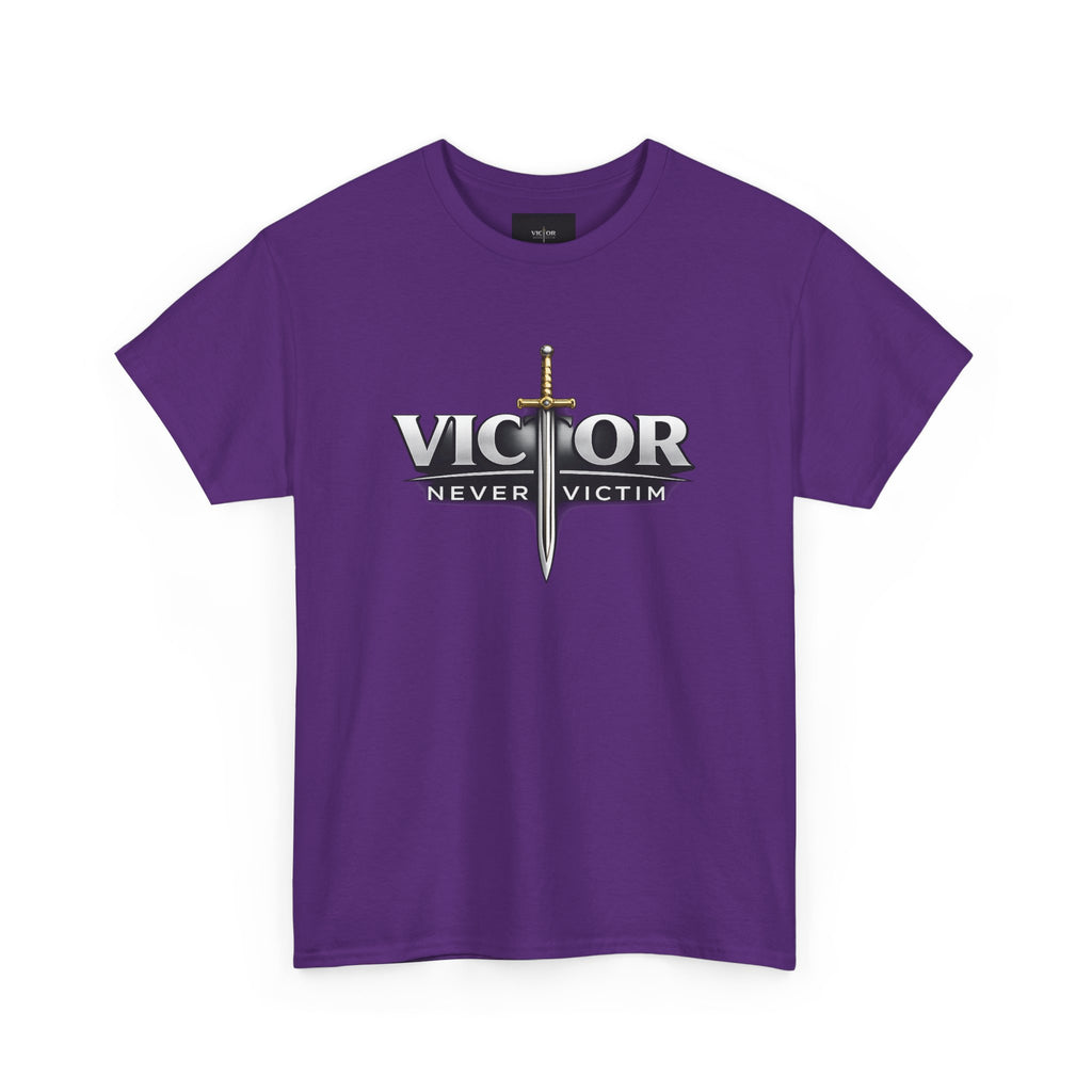 Victor Never Victim  Logo T‑Shirt — Walk in Victory!