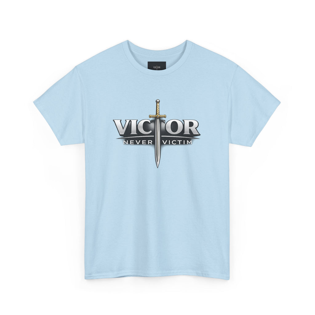 Victor Never Victim  Logo T‑Shirt — Walk in Victory!