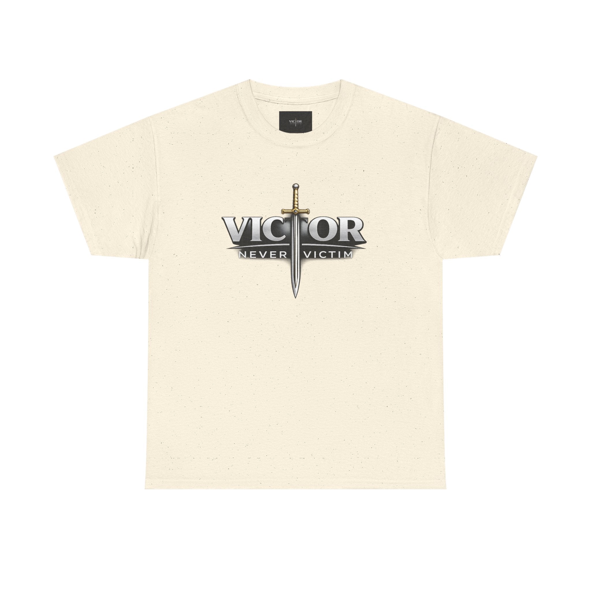 Victor Never Victim  Logo T‑Shirt — Walk in Victory!