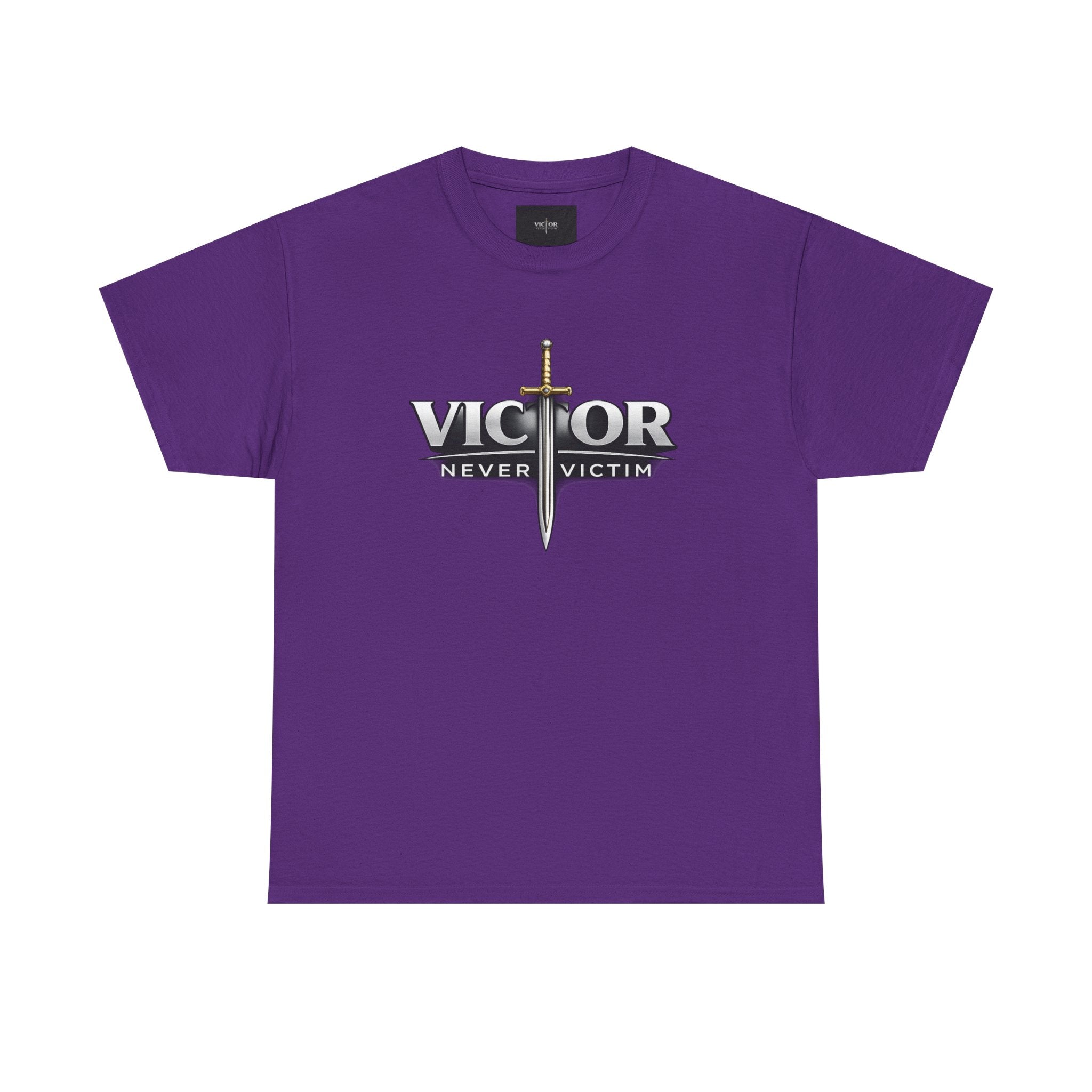 Victor Never Victim  Logo T‑Shirt — Walk in Victory!