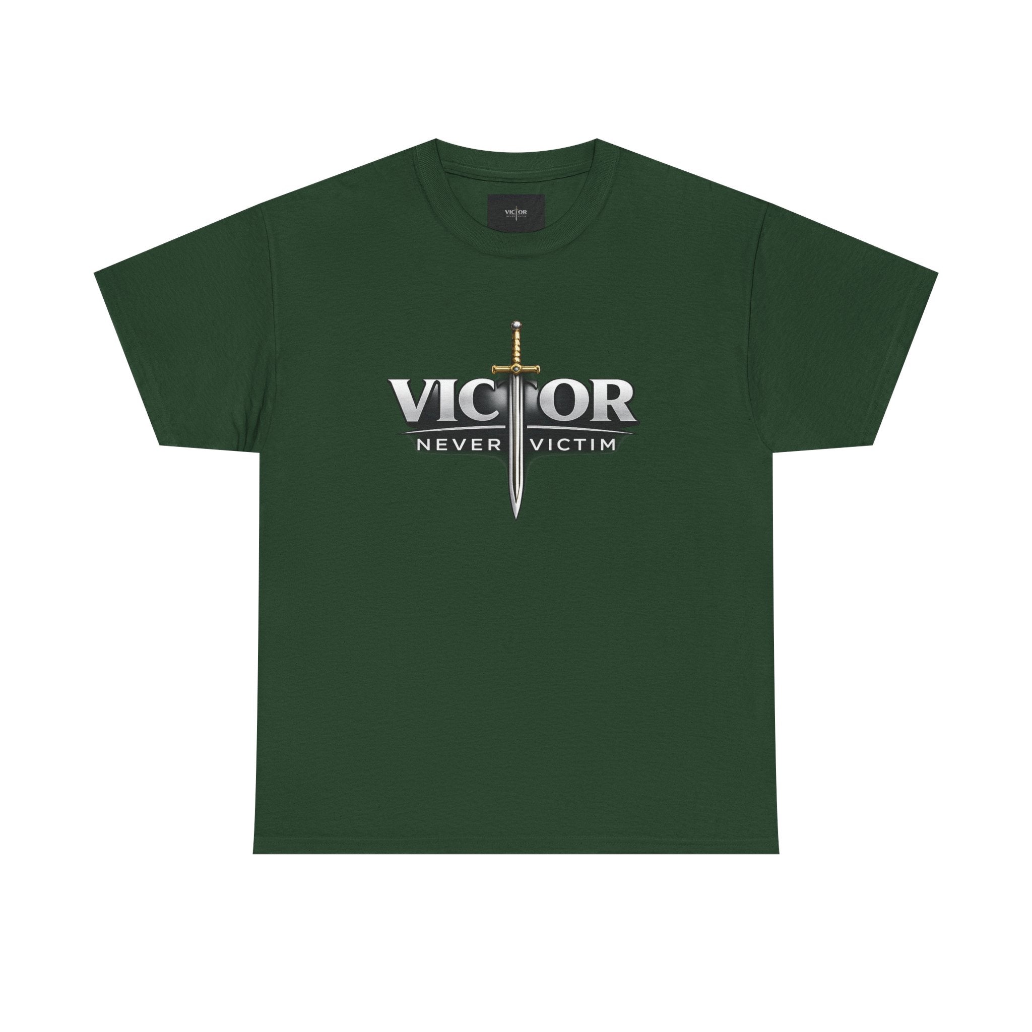 Victor Never Victim  Logo T‑Shirt — Walk in Victory!