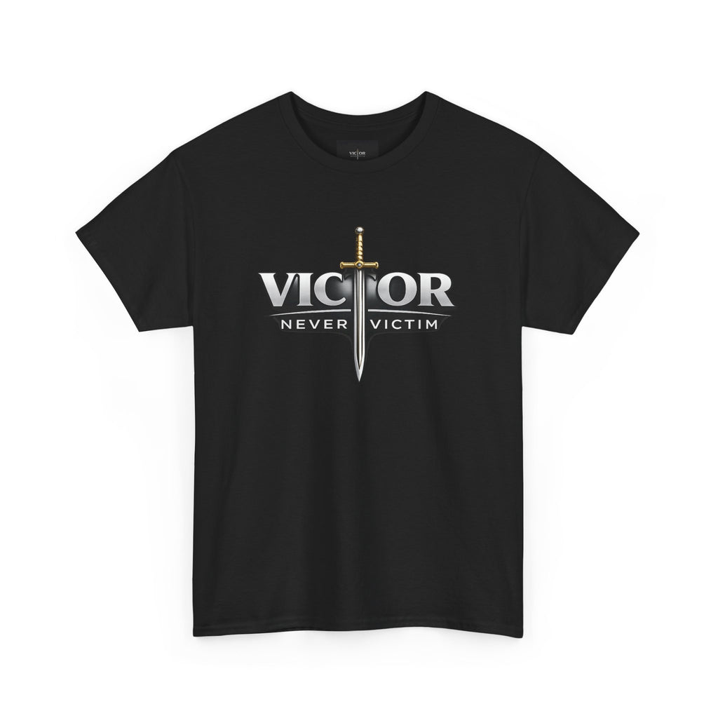 Victor Never Victim  Logo T‑Shirt — Walk in Victory!