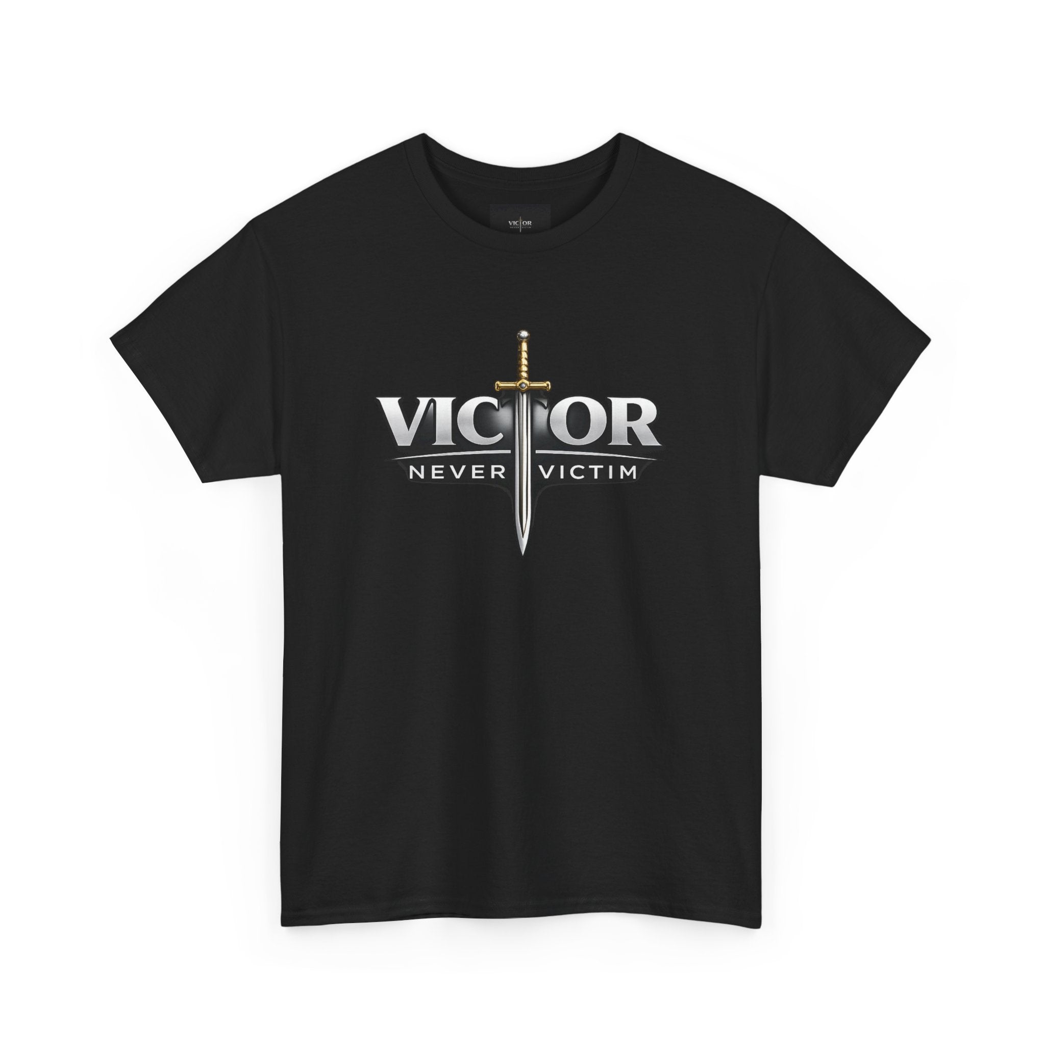 Victor Never Victim  Logo T‑Shirt — Walk in Victory!