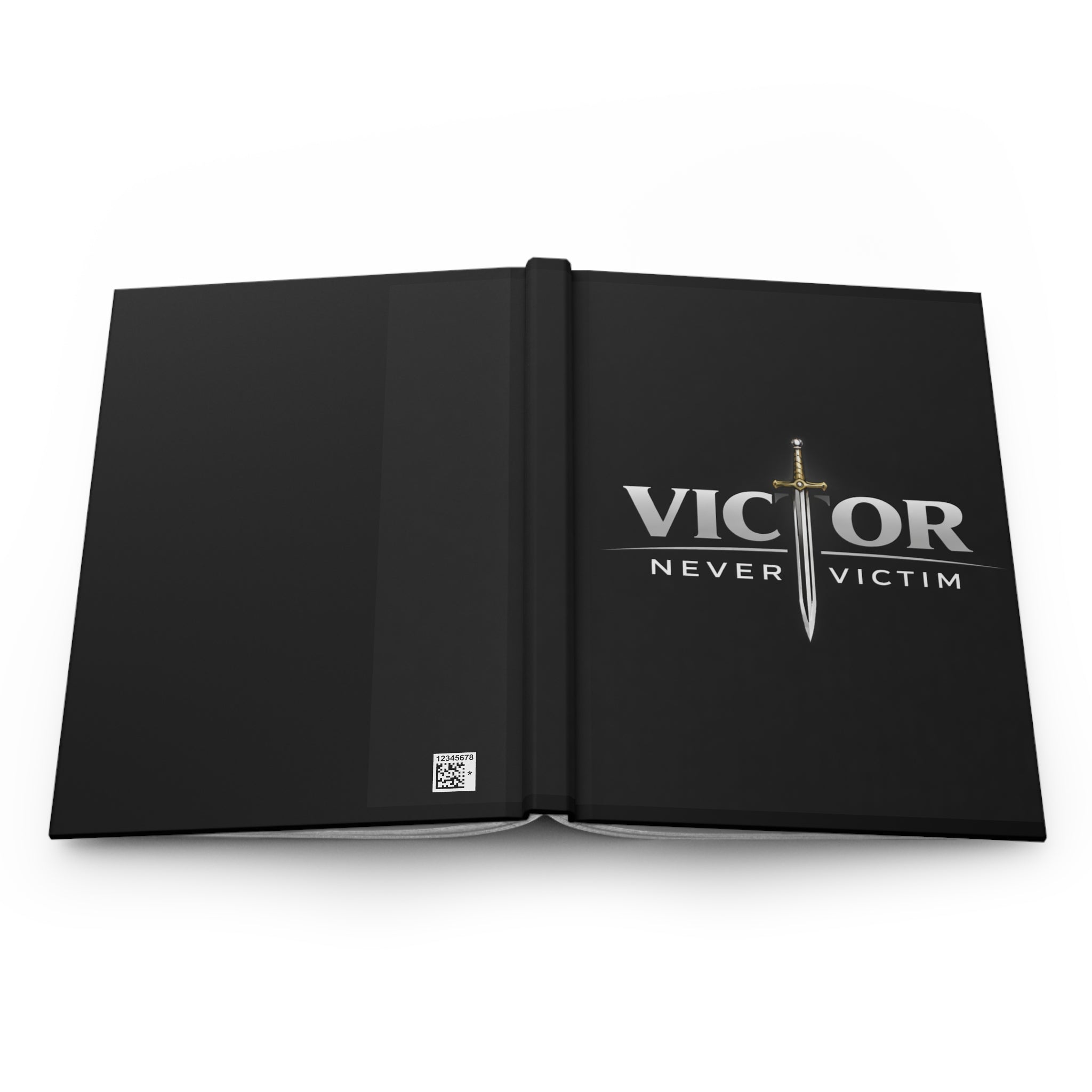 Victor Never Victim Hardcover Journal Matte