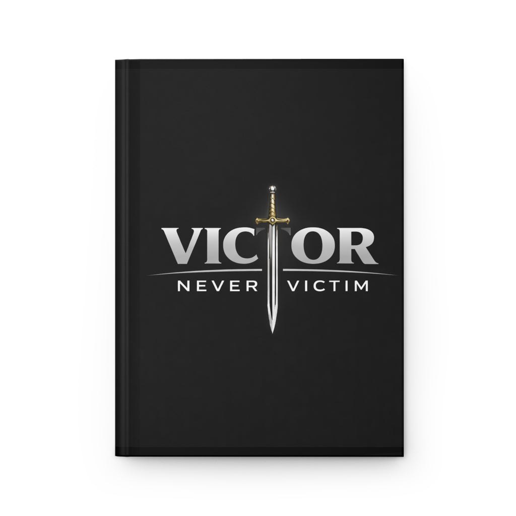 Victor Never Victim Hardcover Journal Matte